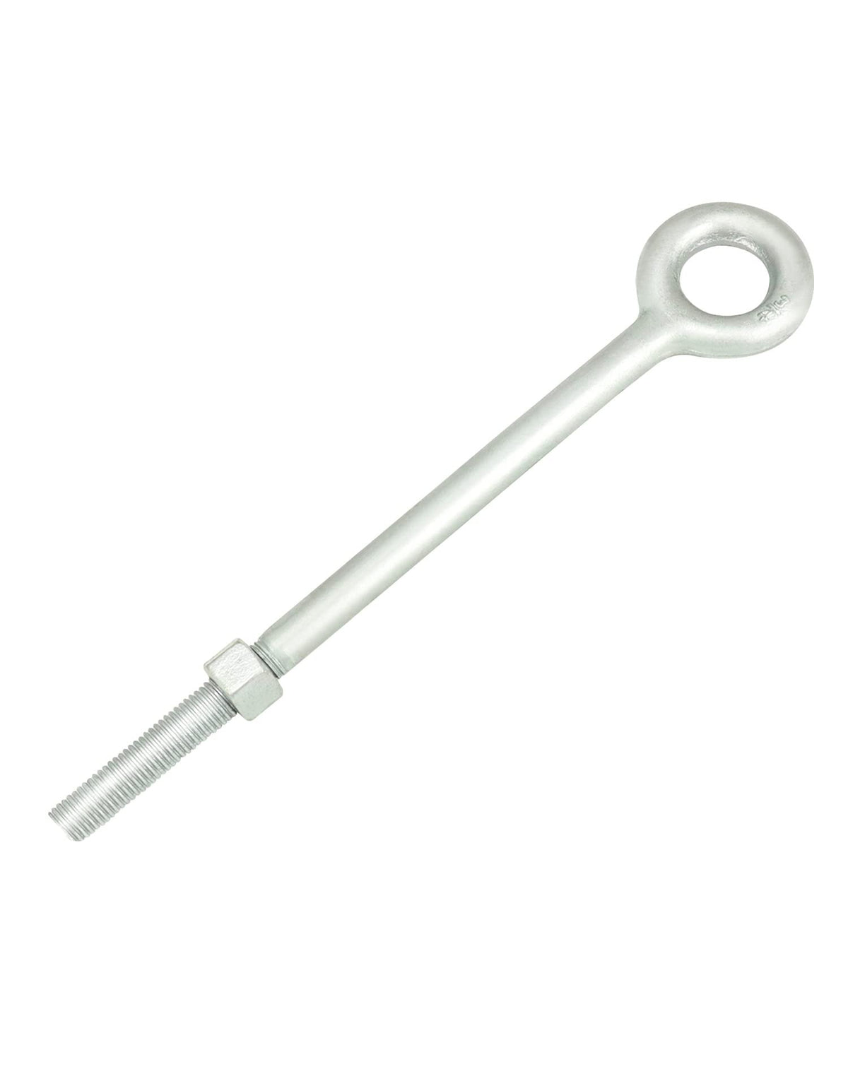 QWORK Eye Bolt with Nuts, 3/4'' x 12" Galvanized Eye Bolt, 4 Pack