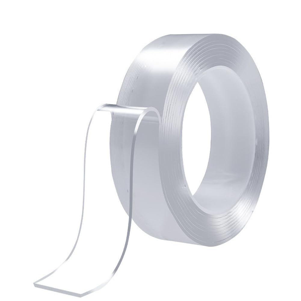Heavy-Duty Double Sided Nano Tape, Reusable, No Marks, 10ft