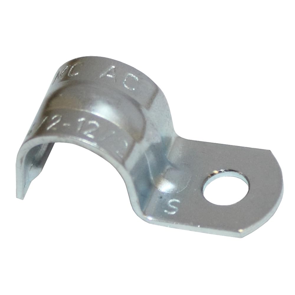 Sigma ProConnex 44919 3/8" One-Hole AC/MC Strap Conduit Fitting, 10-Pack