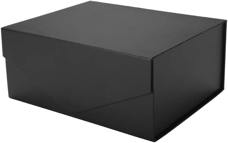 Black Gift Box 9x6.5x3.8in with Magnetic Lid