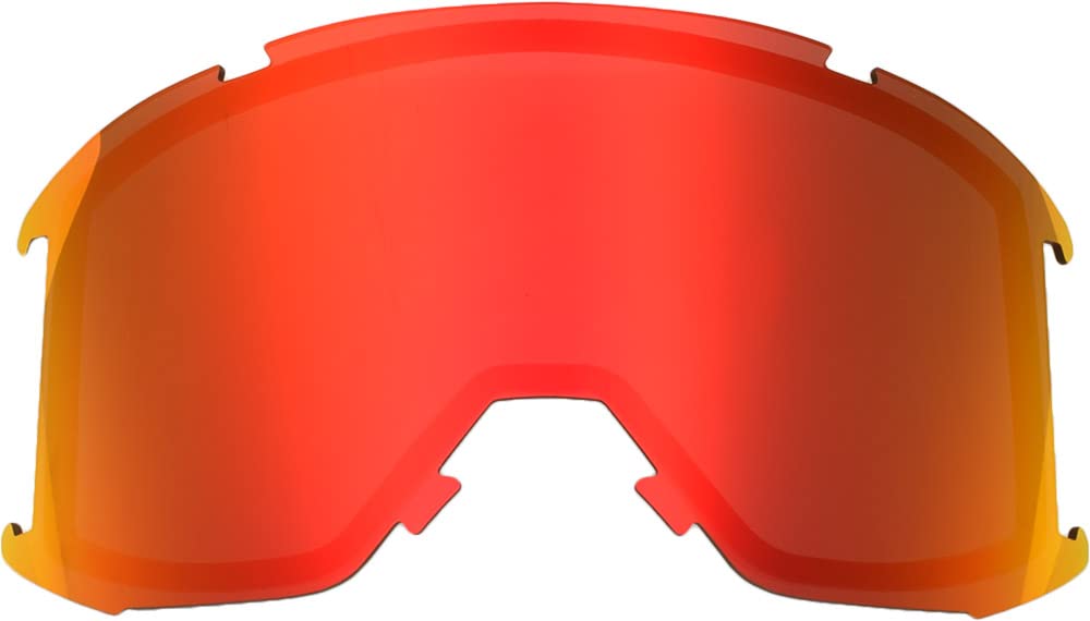 Compatible Replacement Lens for Smith Squad Snow Goggles Red Mirror