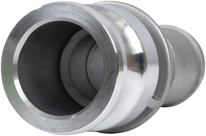 2pk Aluminum 1.5" Camlock Hose Fittings - Type E Cam & Groove, Fittings (Male Adapter x Coupling)