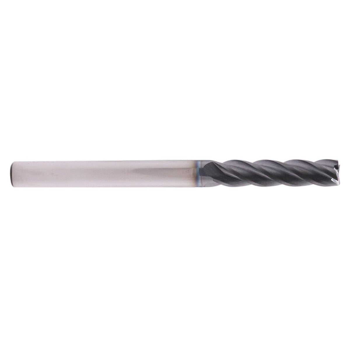 1/4" 4 Flute Solid Carbide Long Square End Mill, 3" OAL, AlTiN Coated