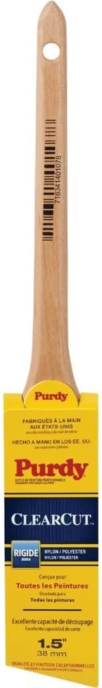144080115 Clearcut Series Dale Angular Trim Paint Brush, 1-1/2 inch, Natural