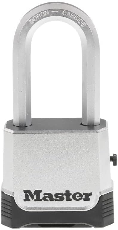 Combination Padlock Heavy Duty Outdoor Resettable Lock M176XDLH | Set Your Own 4-Digit Combination Lock with 2" Wide