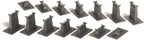 Trains 14 PC. E-Z TRACK GRADUATED PIER SET - HO Scale