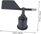 2 Pcs Wind Anemometer Shell Abs Wind Indicator for Direction Measurement Durable Indicator for Weather Stations