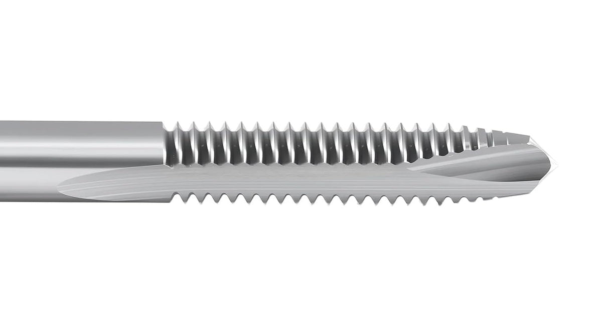 Accusize Spiral Point Tap 12-24NC H3 HSS 2-Flute, 10 Pc Set