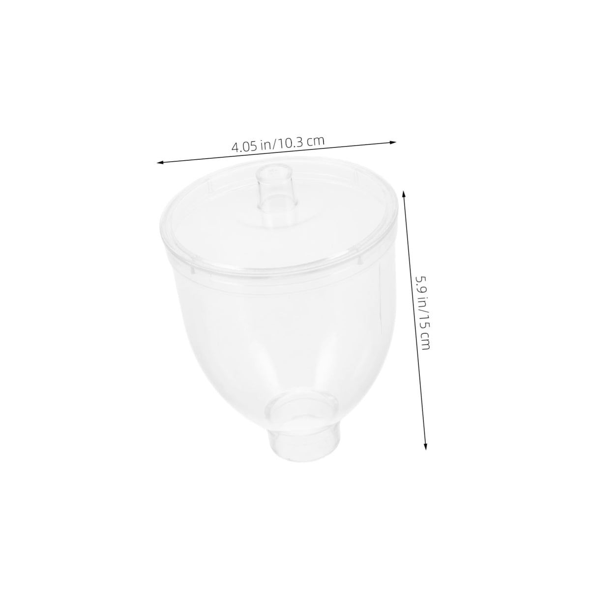 Coffee Bean Funnel 250g Plastic Grinder Bin for Espresso Machine