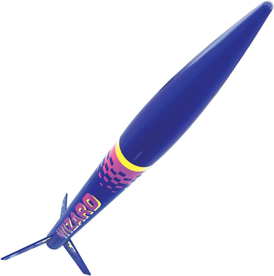 Wizard Flying Model Rocket Bulk Pack (12-Pack) and Estes Launch Pad and Porta-Pad Controller II, Red