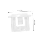 5 Pack Dishwasher Rack Slide End Cap Replacement White Plastic