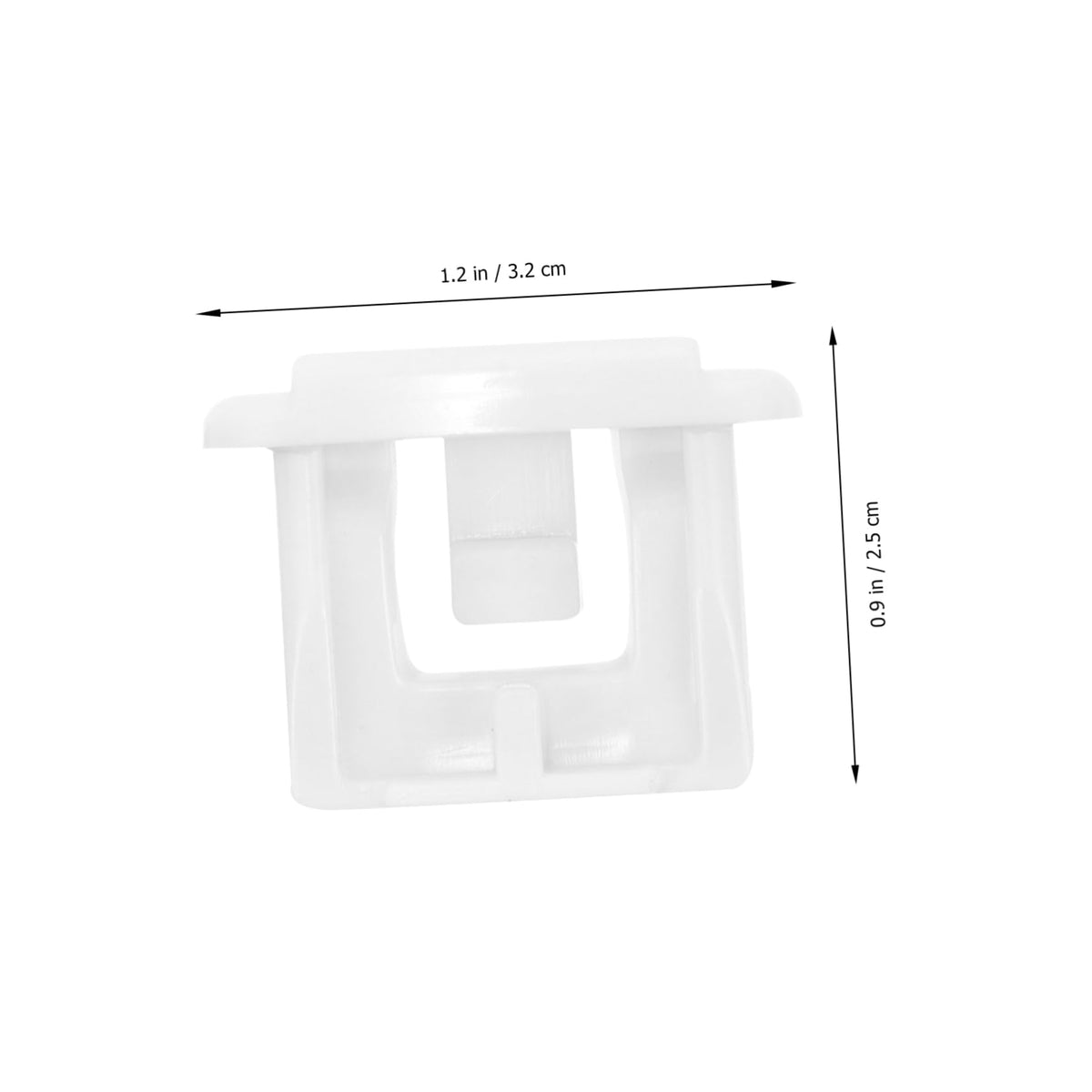 5 Pack Dishwasher Rack Slide End Cap Replacement White Plastic