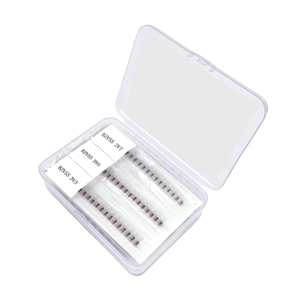 SMD 0.5W Zener Diodes LL-34 BZV55 2V7 to 27V ZMM Kits 26Values