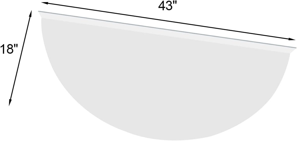Polycarbonate Window Well Covers Outside, Basement Window Well Cover, Heavy Duty Clear Plastic Window Guard, UV