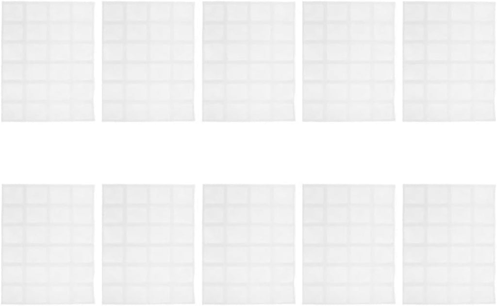Self Absorbing Ice Pack Sheets, 10 Sheets 24 Slots PE Nonwoven