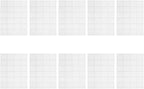 Self Absorbing Ice Pack Sheets, 10 Sheets 24 Slots PE Nonwoven