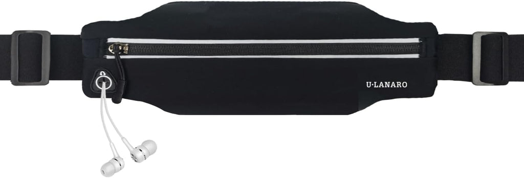 Slim Running Belt Fanny Pack for Men Women, Running Phone Holder Runners Pouch Waist Pack for Workout, Money Belt