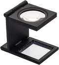10X Pocket Magnifying Glass Three-Folding Magnifier Small Loupe | 28MM zinc alloy mini magnifying glass with scale