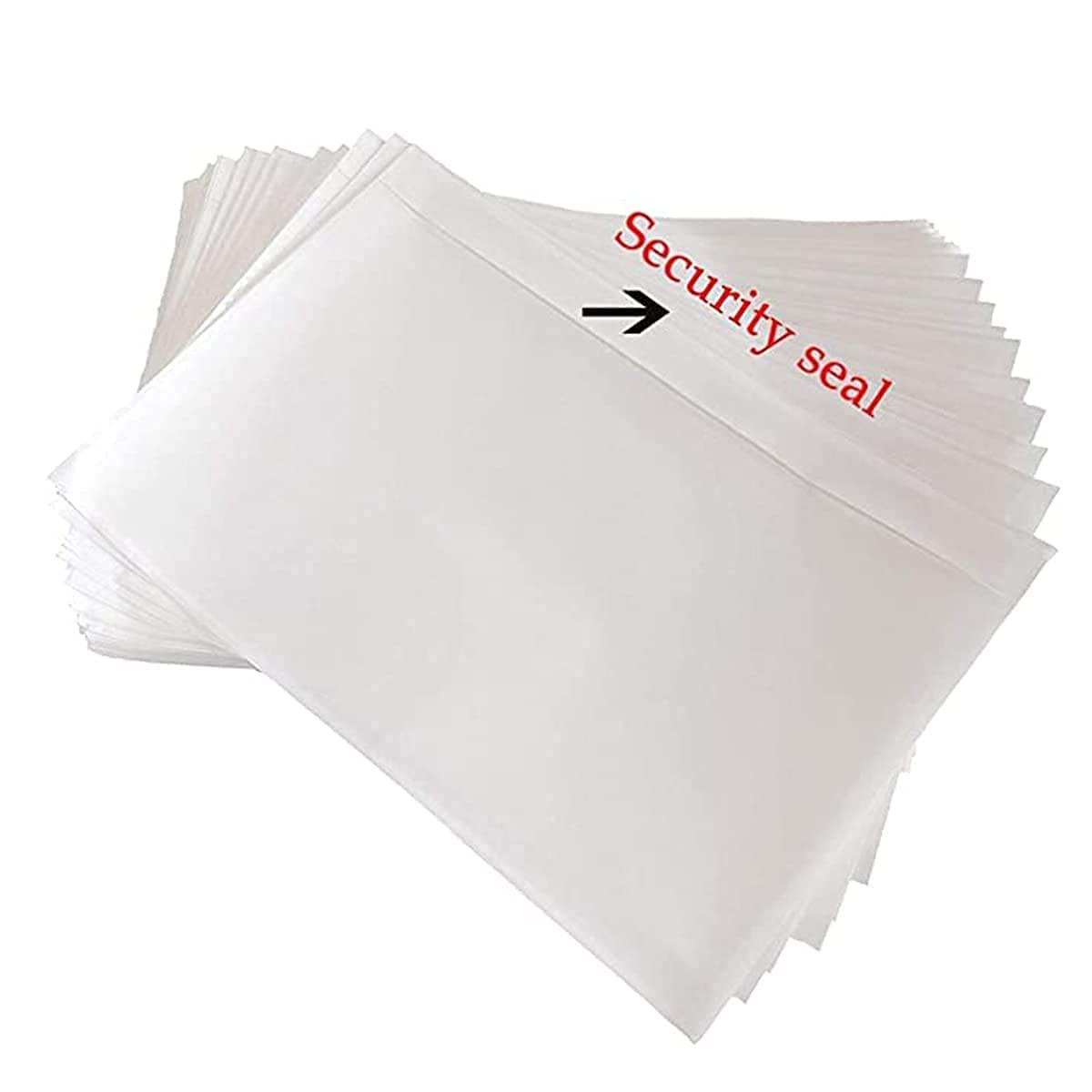 Packing Slip Envelope Pouches 6" x 9" Shipping Label Sleeves Clear Plastic Adhesive Packing List Envelope (100pcs)