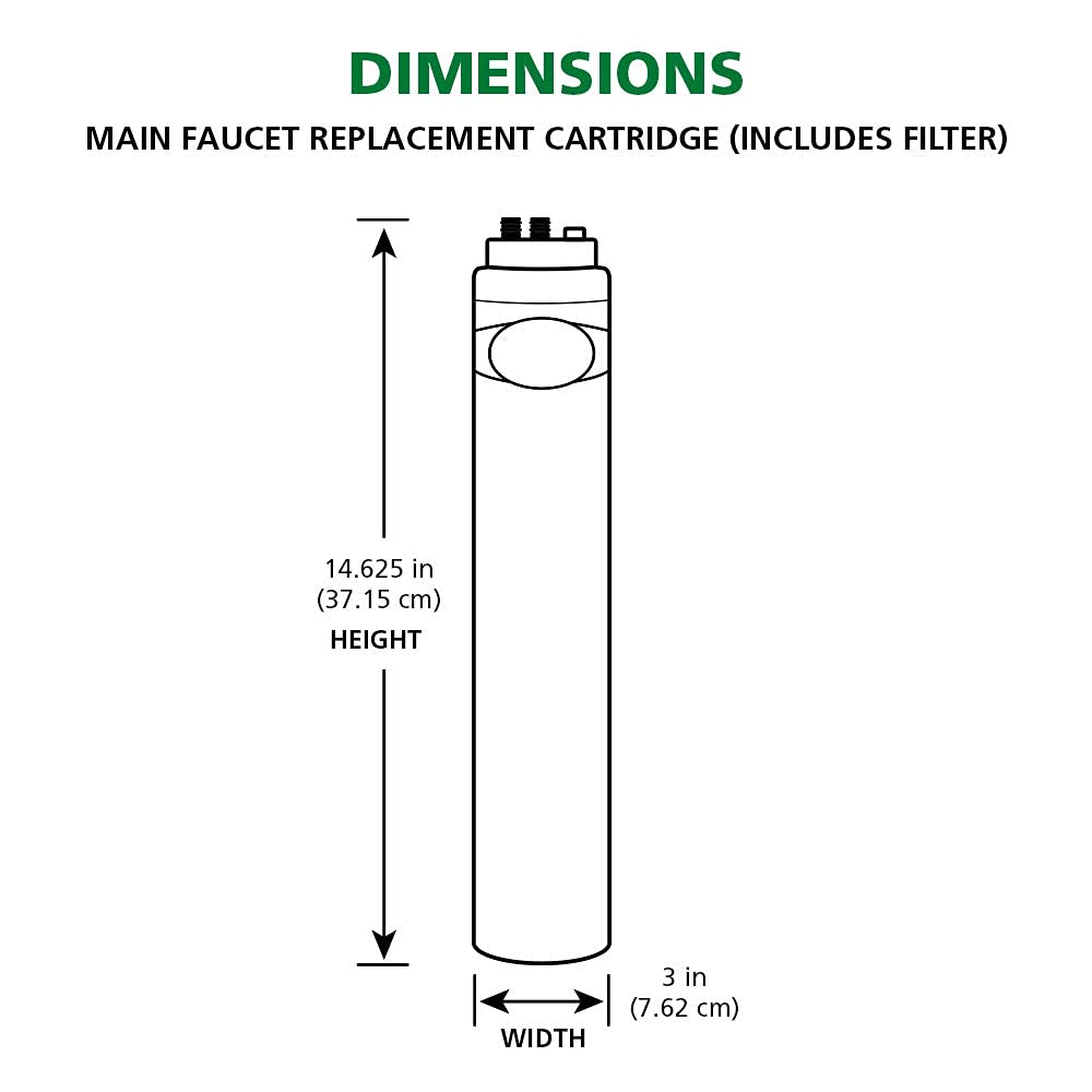 A. O. Smith AO-MF-R Genuine Replacement Filter | Basic Direct Connect