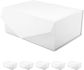 Magnetic Closure Gift Boxes with Lids for Presents White