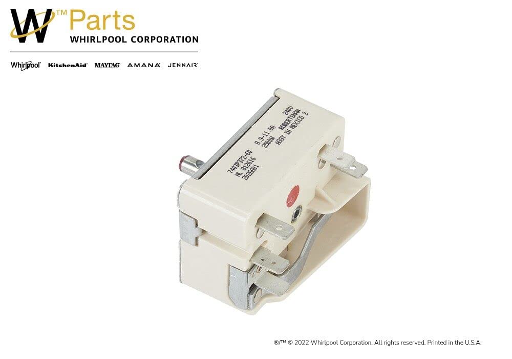 Whirlpool WP7403P239-60 Genuine OEM Range Surface Burner Control Switch Replacement Part - Replaces 7403P372-60, 7403P239-60