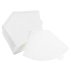 100pcs Fan Shaped Coffee Filter Paper Cone for Drip Coffee