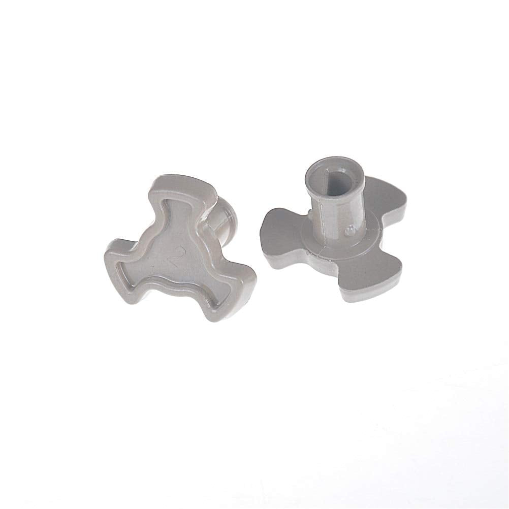 Ochoos 2Pcs 16mm Replacement Microwave Oven Turntable Roller Guide Support Coupler Tray Shaft