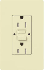Lutron Tamper-Resistant GFCI Duplex Receptacle, 15-Amp, Almond
