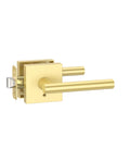 1 Pack Brushed Gold Privacy Interior Door Handles