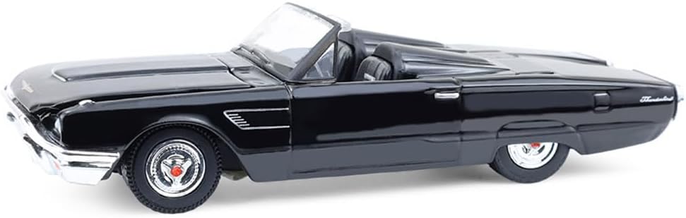 1965 Thunderbird with Tonneau Cover Black Black Bandit Series 30 1/64 Diecast Model Car by Greenlight 28170E