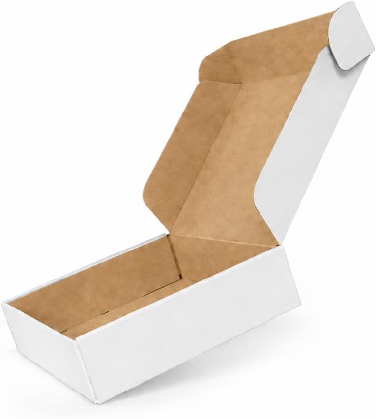 Corrugated Shipping Boxes 9x6x4Inches, 30Pack Kraft Cardboard Literature Mailers, Durable Small Business Mailing