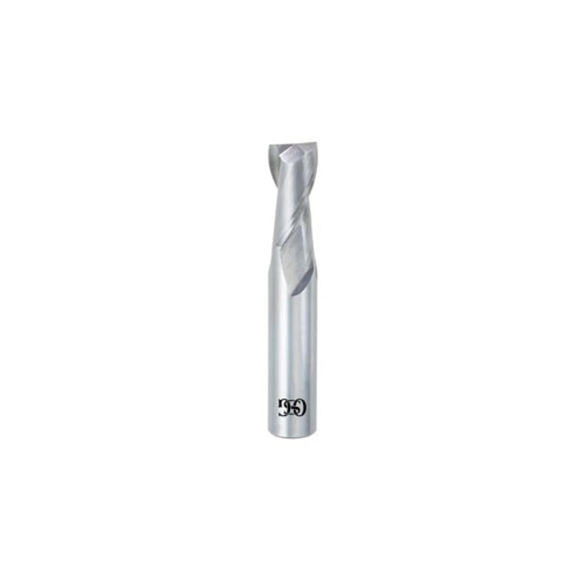 End Mill, Carbide, 1/4, 2 FL, SGL Sq End, CC