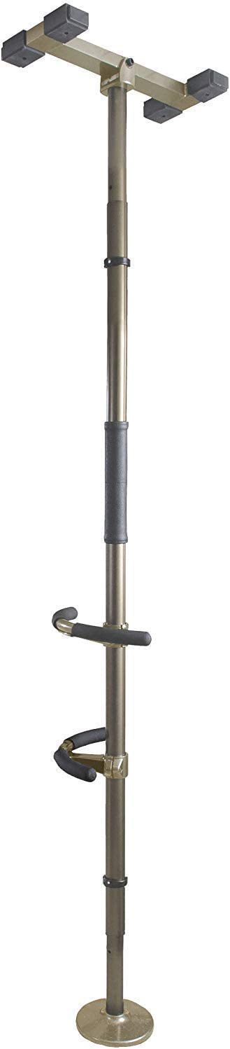 Sure Stand Pole, Elderly Tension Mounted Floor to Ceiling Transfer-Pole, Bathroom Safety Grab Bar and Stability Rail