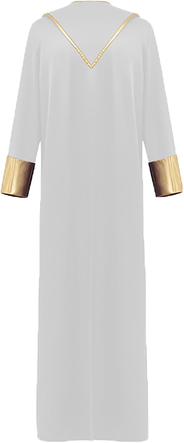 Clergy Cassock Robe for Men Pulpit Pastor Vestment with Stole for Church Minister Events