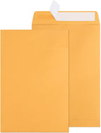 6x9 Catalog Envelopes 300 Pack Small Envelopes Brown Kraft Self Seal Security Mailing Envelopes for Documents, Cards
