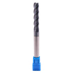 5/16" 4 Flute Solid Carbide Long Square End Mill, 4" OAL, AlTiN Coated