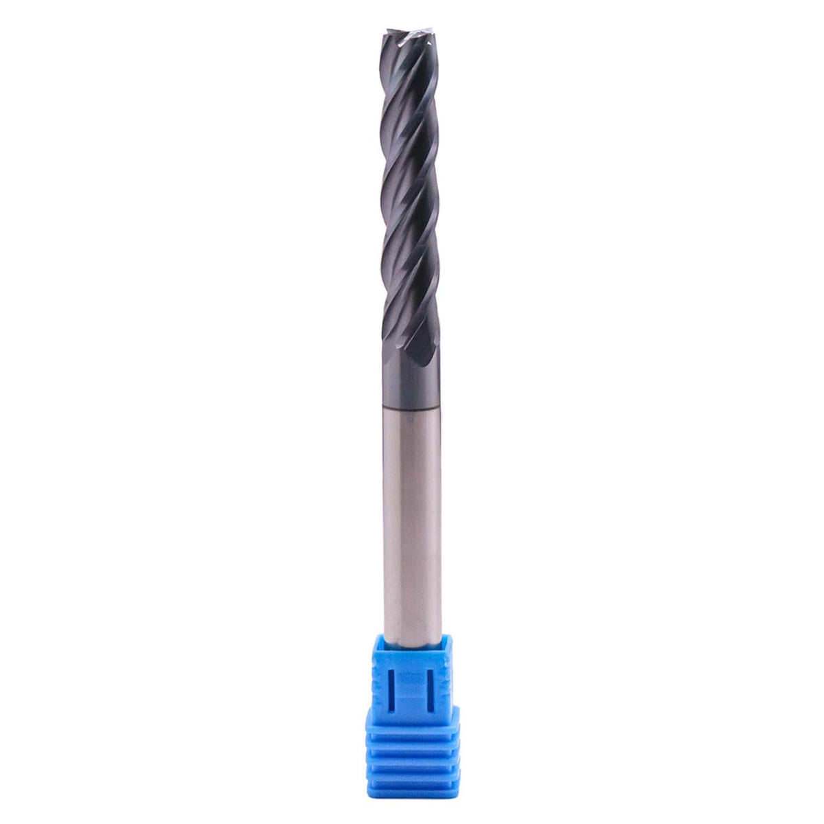 5/16" 4 Flute Solid Carbide Long Square End Mill, 4" OAL, AlTiN Coated