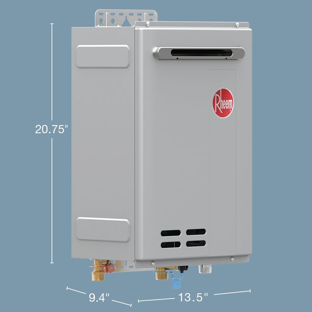 RTG Series 7.0 GPM Liquid Propane Tankless Water Heater Outdoor | 160,000 BTUs High Efficiency On Demand, Continuous
