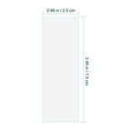 Plastic Microscope Slides Transparent Disposable 100 pcs