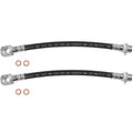 2X Rear Outer Brake Lines, Hydraulic Brake Hoses for Chevrolet Blazer