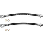 2X Rear Outer Brake Lines, Hydraulic Brake Hoses for Chevrolet Blazer