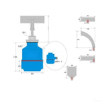 Industrial Rotary Paddle Level Sensor 220V AC