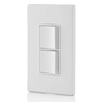 Leviton 15 Amp, 120/277 Volt, Decora Single-Pole, AC Combination Switch, Commercial Grade, Grounding, 5634-W, White