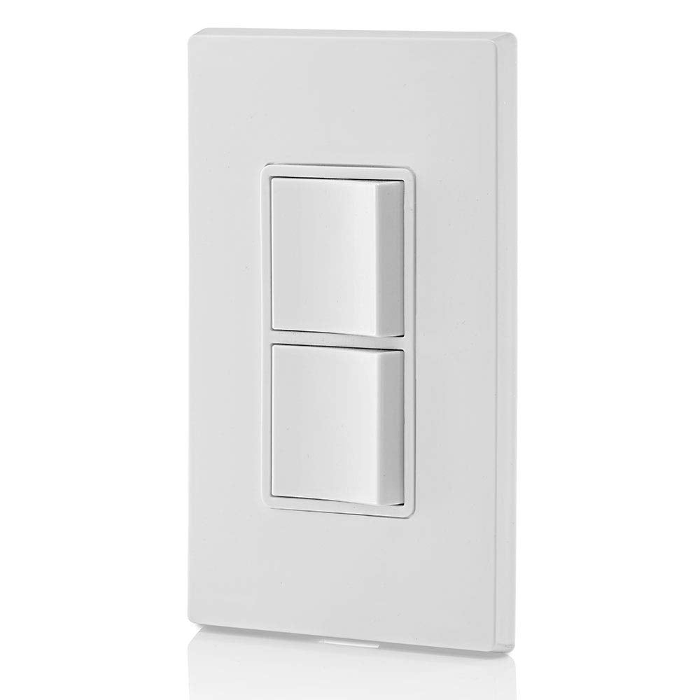 Leviton 15 Amp, 120/277 Volt, Decora Single-Pole, AC Combination Switch, Commercial Grade, Grounding, 5634-W, White