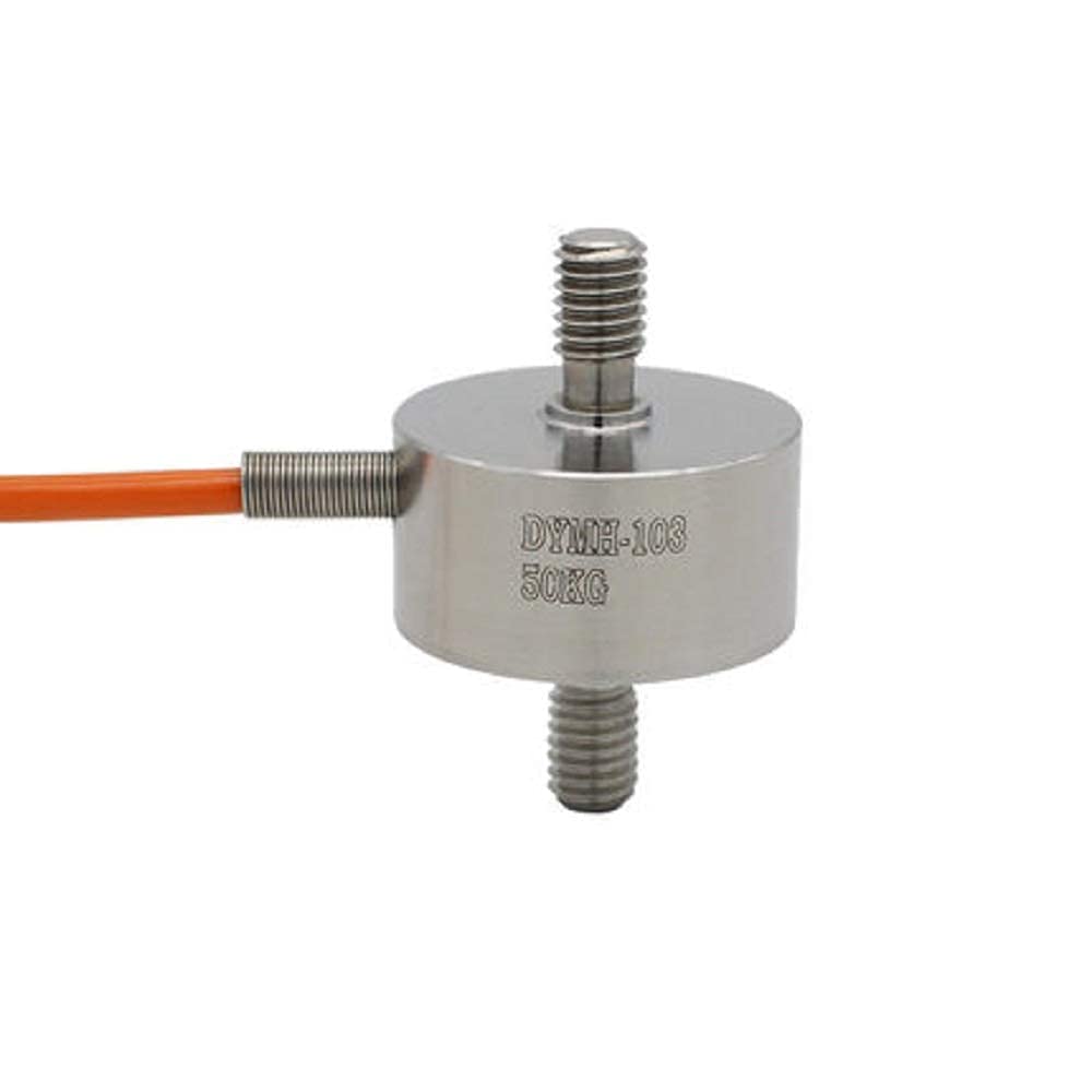 DYMH-103 500KG Mini Tension and Compression Force Sensor Inline Load Cell Weighing Miniature Pull Rod Pressure Sensor Portable Crane Scale