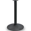 Single Metal Stand with Square Flange and Round Base for Candy Gumball Capsule Vending Machines