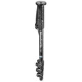 Manfrotto 290 Carbon Fiber 4-Section Monopod (MM290C4US) | Carbon fiber leg structure with 22lb load capacity and 4