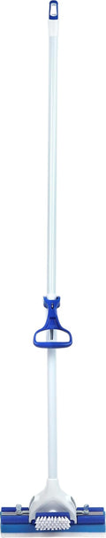 Magic Eraser Roller Floor Mop, White/Blue