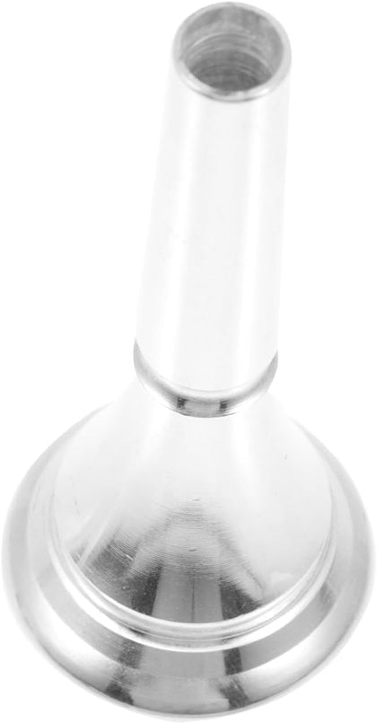 Silver Plated Brass Horn Mouthpiece French Horn Accessory for Students Intermediate and Professional Players Smooth
